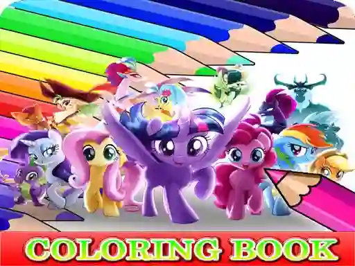 لعبة Coloring Book for My Little Pony على الانترنت