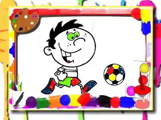 لعبة Football Coloring Time على الانترنت