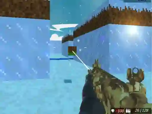 لعبة Blocky Swat Shooting Iceworld Multiplayer على الانترنت