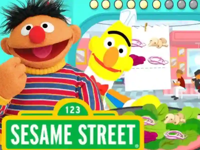 لعبة 123 Sesame Street: Super Salad Diner على الانترنت