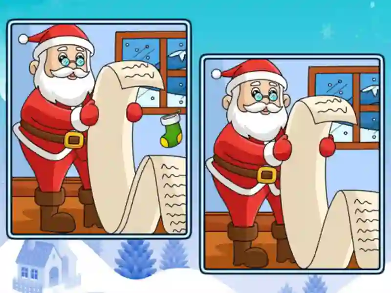 لعبة Christmas Spot the Difference على الانترنت