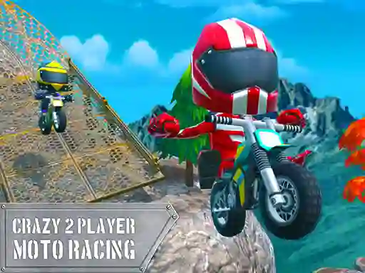 لعبة Crazy 2 Player Moto Racing على الانترنت