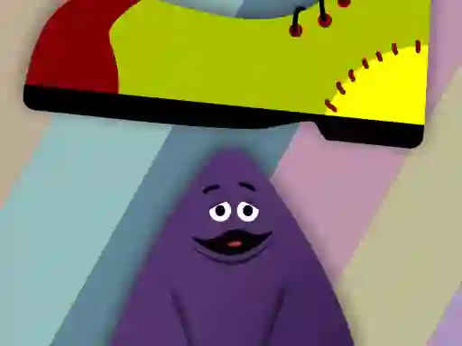 لعبة Grimace vs giant clown shoes على الانترنت