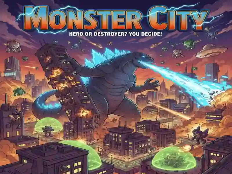 لعبة Monster City على الانترنت