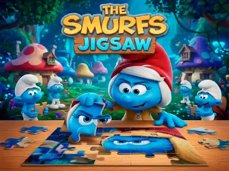 لعبة The Smurfs Jigsaw على الانترنت