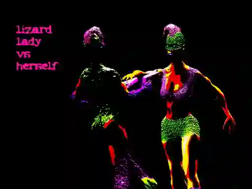 لعبة Lizard Lady vs Herself على الانترنت