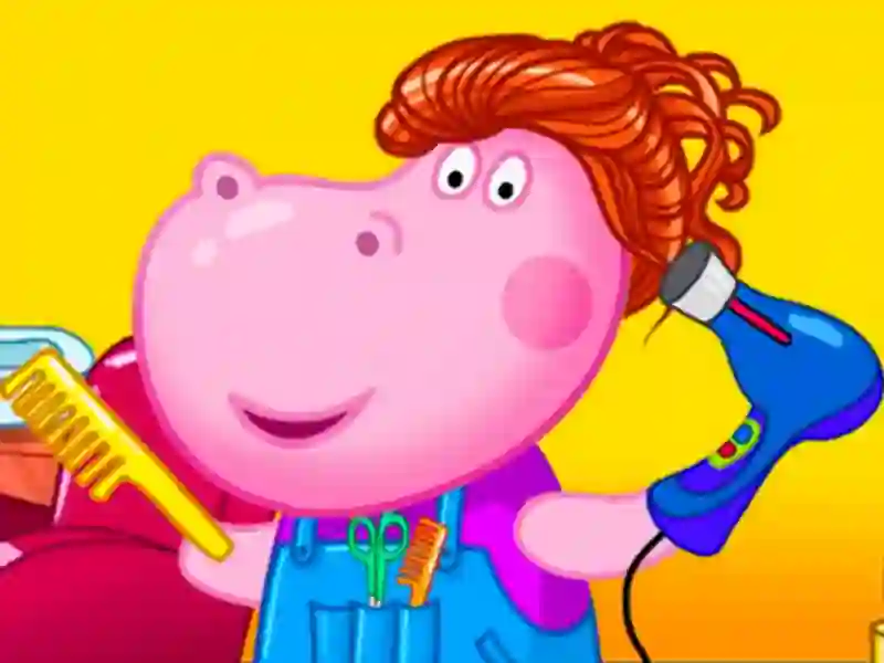 لعبة Hippo Hair Salon على الانترنت