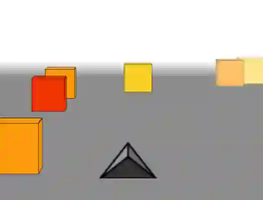 لعبة Cubefield على الانترنت