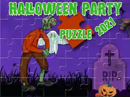 لعبة Halloween Party 2021 Puzzle على الانترنت