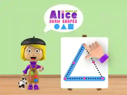 لعبة World of Alice Draw Shapes على الانترنت