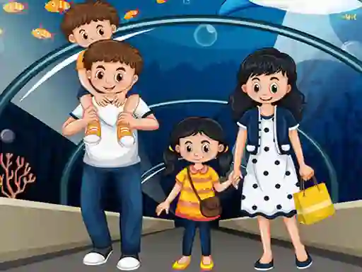 لعبة Day In Aquarium Hidden Stars على الانترنت