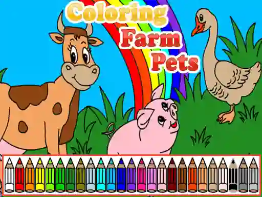لعبة Coloring Farm Pets على الانترنت