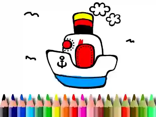 لعبة Back to School: Boat Coloring على الانترنت