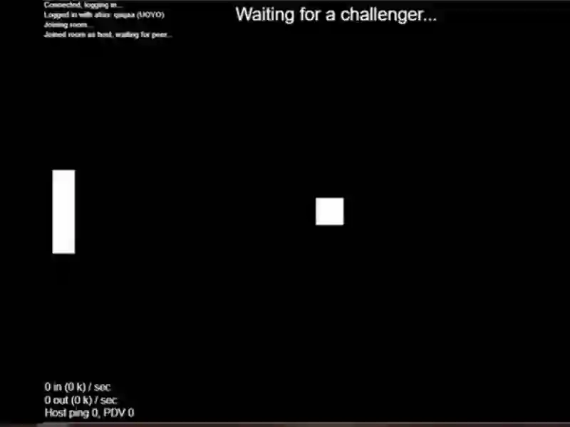 لعبة Multiplayer Pong على الانترنت