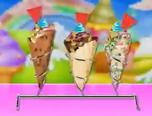لعبة Homemade Ice Cream Cooking على الانترنت