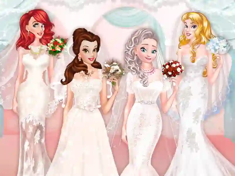 لعبة Princesses Bridal Salon على الانترنت