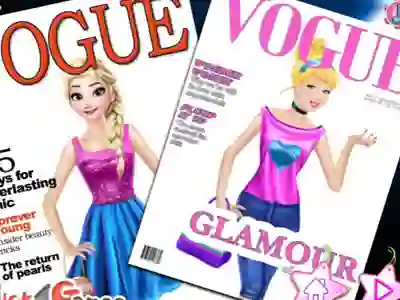 لعبة Princesses On Vogue Cover على الانترنت