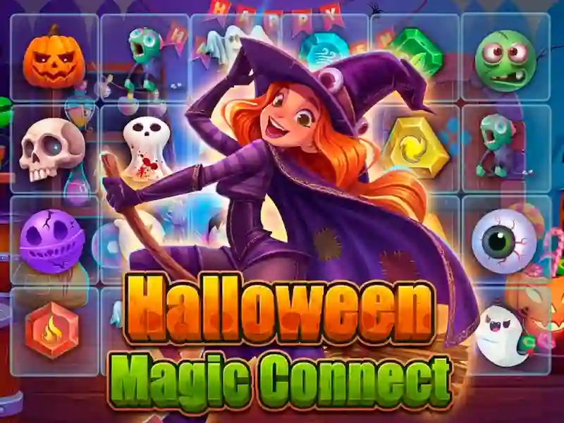 لعبة Halloween Magic Connect على الانترنت