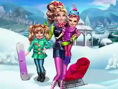 لعبة Twins Winter Fun! على الانترنت