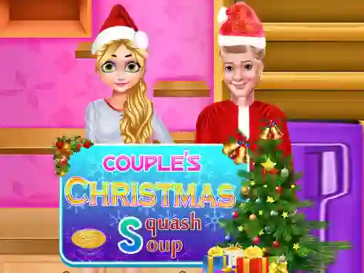 لعبة Couple Christmas Squash Soup على الانترنت
