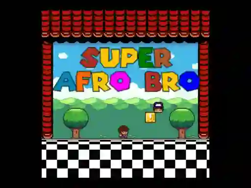 لعبة Super Afro Bro على الانترنت