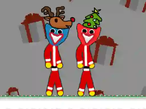 لعبة HuggyBros Christmas على الانترنت