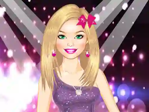 لعبة Barbie Popstar Dressup على الانترنت