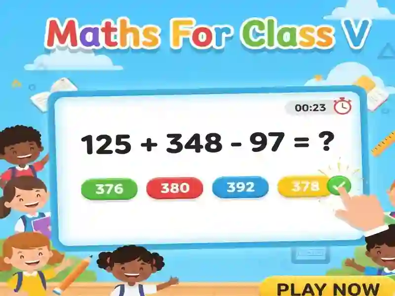 لعبة Maths For Class V على الانترنت