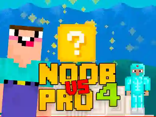 لعبة Noob vs Pro 4 Lucky Block على الانترنت