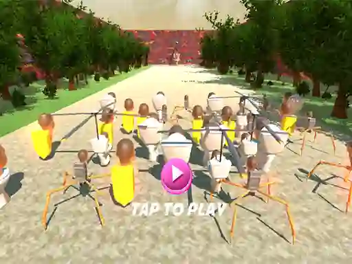 لعبة SQUID TOILET 3D على الانترنت