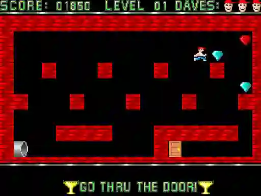 لعبة Dangerous dave على الانترنت