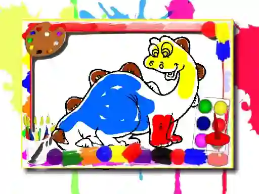 لعبة Dinosaur Coloring Book على الانترنت