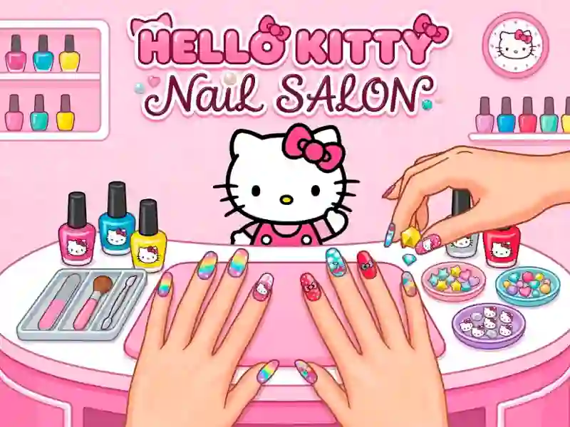 لعبة Hello Kitty Nail Salon على الانترنت