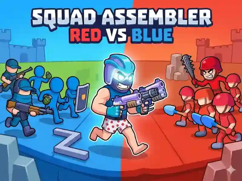 لعبة Squad Assembler Red Vs Blue على الانترنت