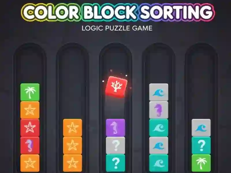 لعبة Color Block Sorting على الانترنت