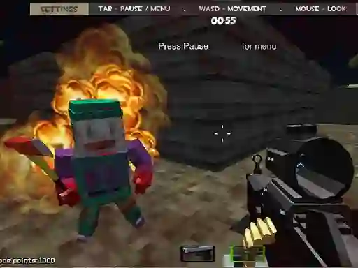 لعبة Pixel Gun Apocalypse على الانترنت