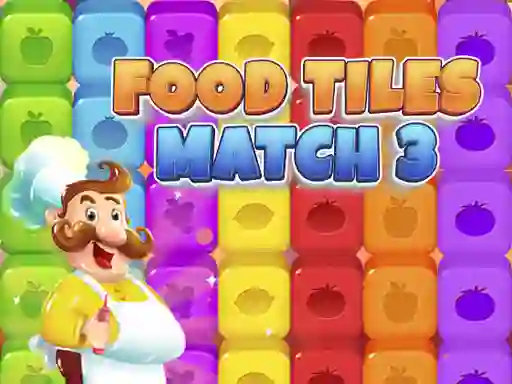 لعبة Food Tiles Match 3 على الانترنت