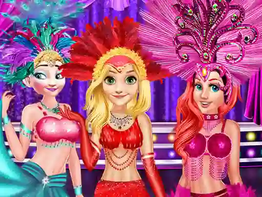 لعبة Princess As Los Vegas Showgirls على الانترنت