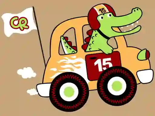 لعبة Fast Racing Cars Coloring على الانترنت