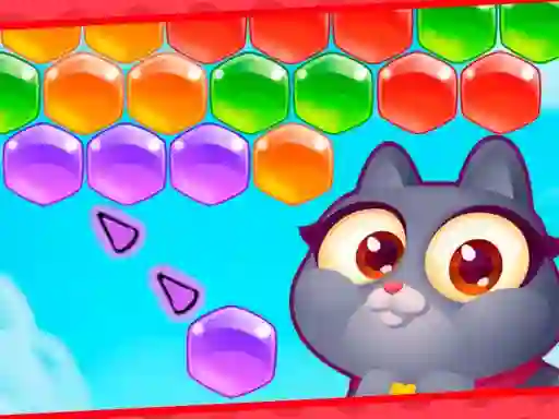لعبة Adventures With Pets! Bubble Shooter على الانترنت