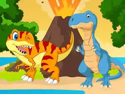 لعبة Dino Jigsaw على الانترنت
