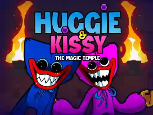 لعبة Huggie & Kissy The Magic Temple على الانترنت