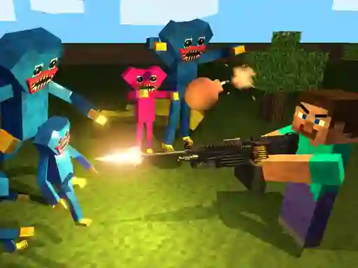 لعبة Mine Shooter: Huggy's Attack على الانترنت