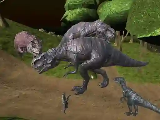 لعبة Mightnight Multiplayer Dinosaur Hunt على الانترنت