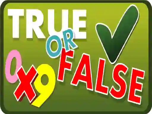 لعبة True or False على الانترنت