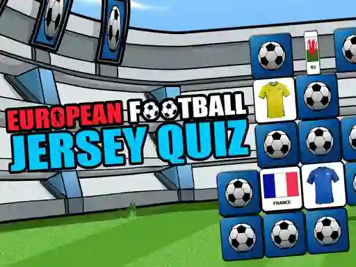 لعبة European Football Jersey Quiz على الانترنت