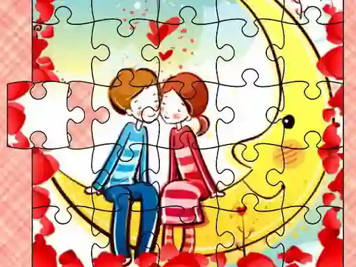 لعبة Loving Couple Jigsaw على الانترنت