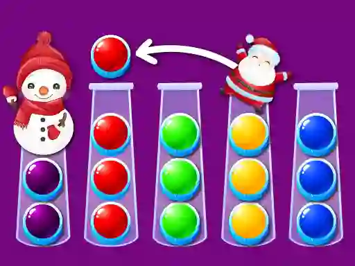 لعبة Ball Sort Xmas على الانترنت