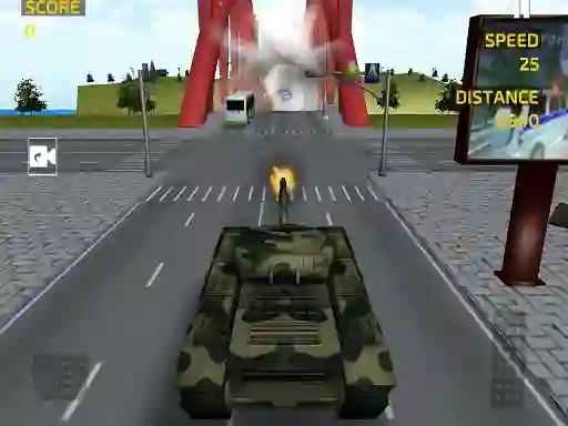 لعبة Army Tank Driving Simulation على الانترنت