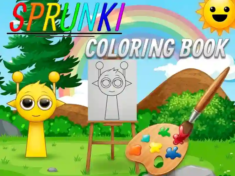 لعبة Sprunki Coloring Book على الانترنت